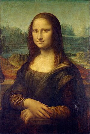 1.《蒙娜麗莎》Mona Lisa