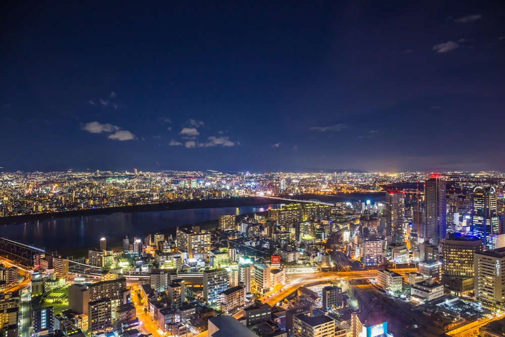 大阪跨年|梅田藍天大廈