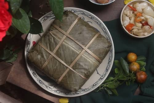 【越南新年美食｜1. Bánh Chưng（方形粽）】