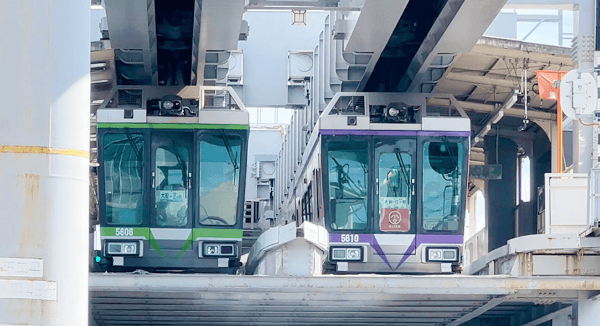 湘南單軌電車景點｜2. 富士見町站－初嘗懸空飛行滋味